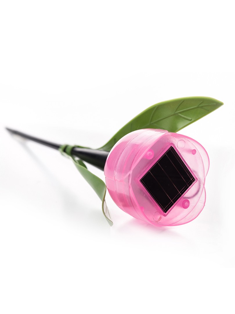 USL-C-451/PT305 PINK TULIP Садовый светильник на солнечной батарее Розовый тюльпан