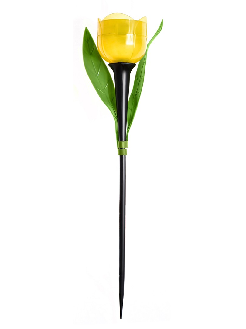 USL-C-452/PT305 YELLOW TULIP  Садовый светильник на солнечной батарее Желтый тюльпан