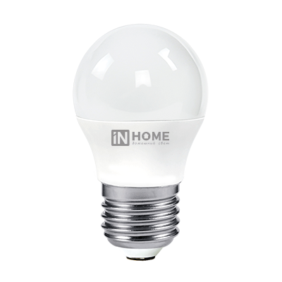 Лампа светодиодная LED-ШАР-VC 8Вт 230В Е27 4000К 760Лм IN HOME